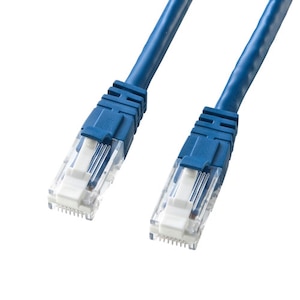 �T�����T�v���C�b�ߐ܂�h�~�J�e�S��6LAN�P�[�u���i�u���[�E0.5m�j�bKB-T6TS-005BLN