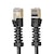 �T�����T�v���C�b4�����Œ�CAT6A STP LAN�P�[�u���i�u���b�N�E0.2m�j�bKB-T6ASYL-002BK
