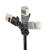 �T�����T�v���C�b4�����Œ�CAT6A STP LAN�P�[�u���i�u���b�N�E0.2m�j�bKB-T6ASYL-002BK