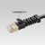 �T�����T�v���C�b4�����Œ�CAT6A STP LAN�P�[�u���i�u���b�N�E0.2m�j�bKB-T6ASYL-002BK