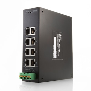 サンワサプライ｜産業用ギガビット対応PoEスイッチングハブ(IEEE802.3bt/8ポート)（ブラック）｜LAN-GIGAPOEFA84