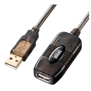 サンワサプライ｜20m延長 USB2.0アクティブリピーターケーブル｜KB-USB-R220