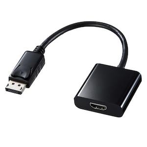 �T�����T�v���C�bDisplayPort-HDMI �ϊ��A�_�v�^�i�u���b�N�j�bAD-DPPHD01
