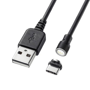 �T�����T�v���C�b�ʐM/�[�d�p Magnet�E���� USB Type-C�P�[�u�� 1m�bKU-MGDCA1