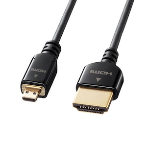 �T�����T�v���C�b�C�[�T�l�b�g�Ή��EHIGH SPEED�EHDMI�}�C�N���P�[�u���E4K/30Hz�E�t��HD�Ή��E3.0m�bKM-HD23-30K