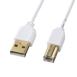 �T�����T�v���C�b�ɍ�USB�P�[�u���iUSB2.0 A-B�^�C�v�E�z���C�g�E1m�j�bKU20-SL10WK