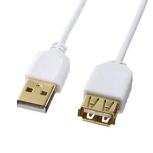 �T�����T�v���C�b�ɍ�USB�����P�[�u���iA-A���X�����^�C�v�E�z���C�g�E2m�j�bKU-SLEN20WK