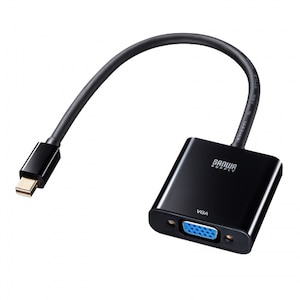 �T�����T�v���C�bMini DisplayPort-VGA�ϊ��A�_�v�^�bAD-MDPV02