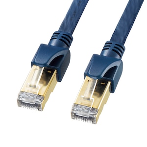 �T�����T�v���C�b�J�e�S��6A�n���_�Y�Ɨp�t���b�gLAN�P�[�u�� 0.5m�i�l�C�r�[�u���[�j�bKB-HFL6A-005NV