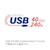 �T�����T�v���C�bUSB40Gbps(USB4 Gen3)Type-C �P�[�u�� 1m�bKU-40GCCPE10