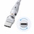 サンワサプライ｜USB2.0 Type-C 両側コネクタ540度回転ケーブル（100W・1m）（ホワイト）｜KU-CCP100KAW10W