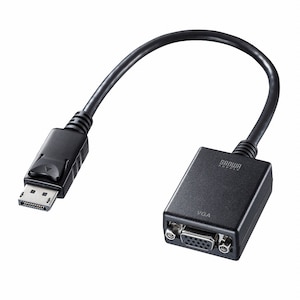 �T�����T�v���C�bDisplayPort-VGA�ϊ��A�_�v�^�bAD-DPV06