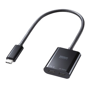 �T�����T�v���C�bUSB Type-C �g���A�_�v�^(�P�[�u���^�C�v�EPD�Ή��E20cm�j�bAD-ALCCPD02