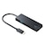 サンワサプライ｜USB Type-Cコンボハブ（4ポート・ブラック）0.15m｜USB-3TCH7BK