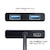 �T�����T�v���C�bUSB Type-C �n�u�iUSB-A�~2�|�[�g/Type-C�~1�|�[�g�j�bUSB-3TCP9BK