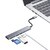 �T�����T�v���C�bUSB 5Gbps 3�|�[�g �X���� �n�u�i�J�[�h���[�_�[�t���j�bUSB-3TCHC21MS