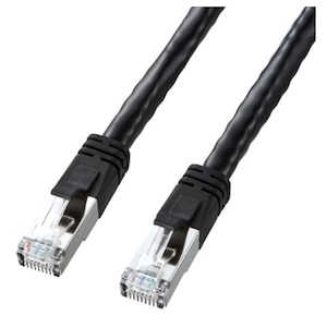�T�����T�v���C�bPoE CAT6 LAN�P�[�u�� �X�^���_�[�h�i7m�E�u���b�N�j�bKB-T6POE-07BK