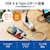 サンワサプライ｜USB充電機能付きタップ Type-C搭載（2P・2個口・2m）｜TAP-B101UC-2W