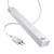 サンワサプライ｜雷タップ 10個口＋USB-A＋Type-C（PD20W）ホワイト・1m｜TAP-SP2110NUC-1W