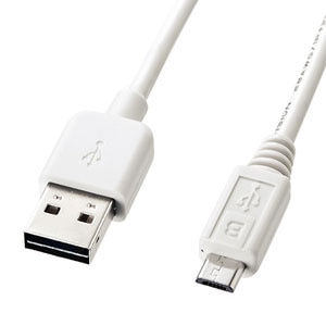 �T�����T�v���C�bUSB2.0/1.1�P�[�u�� 2m�iA-microB�j�i�z���C�g�j�bKU-RMCB2W