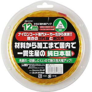 �J���b�����p �c�C�X�g�R�[�h �O�p3mm(����12m)�b34787