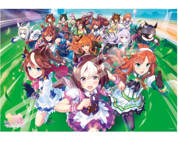 ウマ娘 プリティーダービー ジグソーパズル 完成済 額縁付き