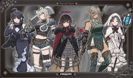 ブシロード　ラバーマットコレクション　ガールズバンドクライ　トゲナシトゲアリ ガールズバンドクライ キャラクターラバーマット 『トゲナシ