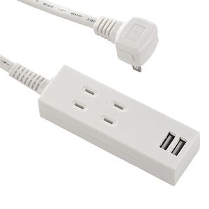 �I�[���bUSB�|�[�g�t���S�^�b�v 2�� 3m �z���C�g�bHS-TU23PBT-W