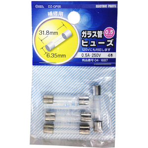 �I�[���b�K���X�ǃq���[�Y 0.5A-250V�bDZ-GF05