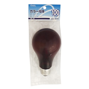 �I�[���b���M�J���[�d�� 100W�` E26 ���b�h�bLB-PS7600-CR