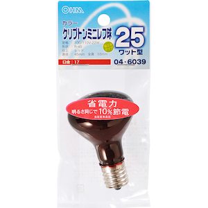 �I�[���b�N���v�g���~�j���t�� 25W�` E17 ���b�h�bLB-R4725K-CR