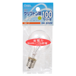 �I�[���b�~�j�N���v�g���� 100W�` E17 �N���A�bLB-PS4700K-C