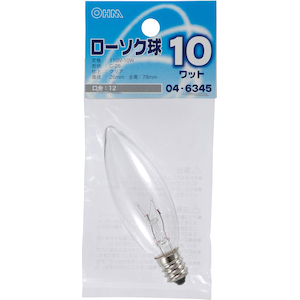 �I�[���b���[�\�N���@10W�@E12 �i�N���A�j�bLB-C6210-C
