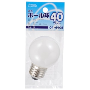 �I�[���b�~�j�{�[���� 40W�bLB-G5640-W(04-6408)