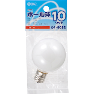 �I�[���b�~�j�d���@10W�@E17 �i�z���C�g�j�bLB-G5710-W
