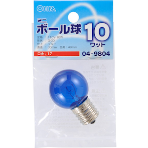�I�[���b�~�j�d���@10W�@E17 �i�u���[�j�bLB-G3710-CB