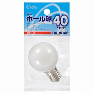 �I�[���b�~�j�{�[���d���` 40W (�z���C�g)�bLB-G4740-W(04-9842)