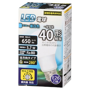 �I�[���bLED�d�� ��ʓd���` 650lm�i�����F�����j�bLDA6N-G/D G11