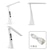 �I�[���bUSB LED�f�X�N�X�^���h�i�z���C�g�j �f�W�^���\���@�\�t�bDS-L45FD-W