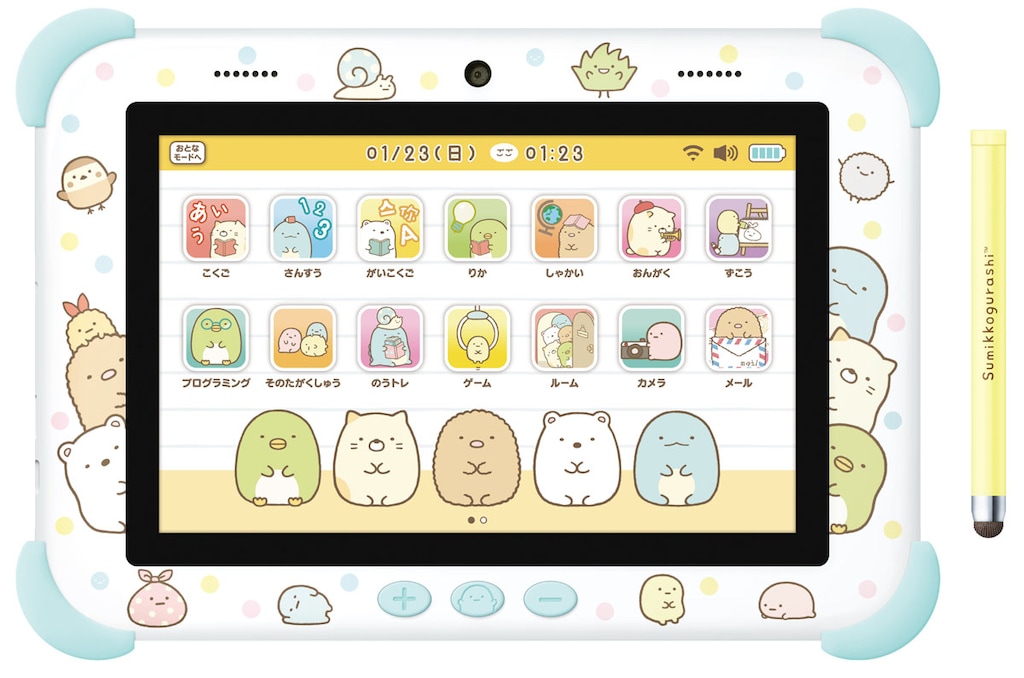 [ジャンク] ポケピース MyPad 3個、すみっコパッド8インチ2個3枚目ポケピースMyPad２