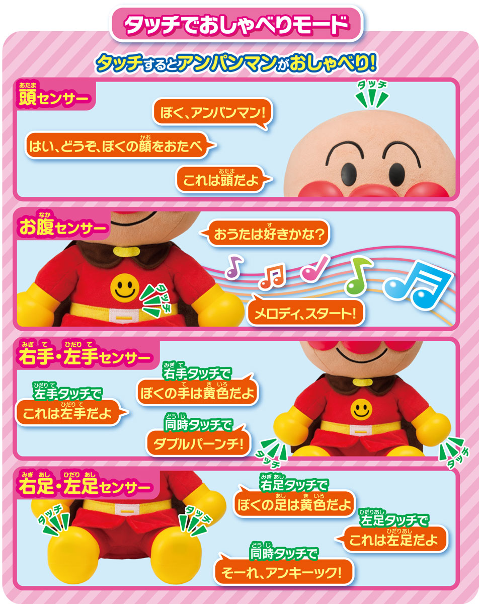 ねぇアンパンマン！お歌もきかせて！はじめてのおしゃべりDX