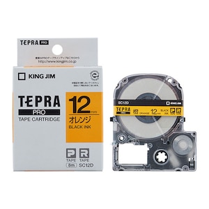 �L���O�W���bPRO �e�[�v�J�[�g���b�W �J���[���x���i�p�X�e���j�i12�o��/�I�����W�e�[�v/�������j�bSC12D