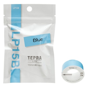 �L���O�W���b�u�e�v���vLite�A�u���͂�v��p �e�[�v�J�[�g���b�W�@�u���[/������ 15mm�bLP15B