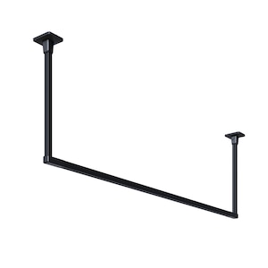 ����Z���b�z�X�N���[�� �Œ莮�������� BAR�^�i�u���b�N�E�T�C�Y�F450�~1365mm�j�bBAR1-4513-BK