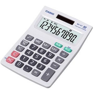 カシオ｜卓上 10桁電卓｜MH-10T-N