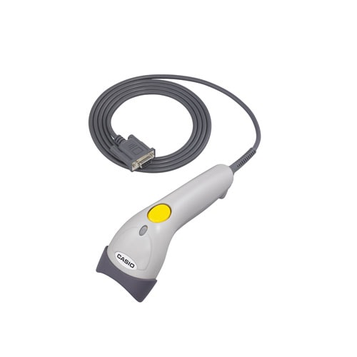 カシオレジスター　ハンドスキナャナHHS-19　11114 Amazon.co.jp：カシオ レジ用ハンドスキャナー HHS-19 グレー