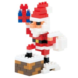 【再生産】nanoblock（ナノブロック） 煙突の上のサンタクロース【NBC_127】