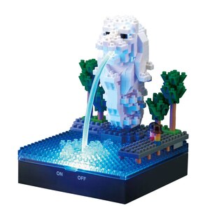 Nanoblock ナノブロック 光ファイバーled マーライオン Nbh 158 Joshin Webショップ 通販 カワダ Nbh158ledマーライオン