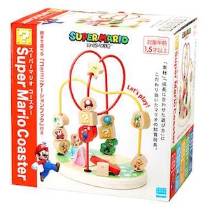 HAPE｜SUPER MARIO はじめての木製玩具 マリオコースター｜ﾏﾘｵｺｰｽﾀｰ