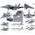 モンモデル｜1/48 ボーイング EA-18G グラウラー 電子戦機 イエロージャケッツ【MLS019】｜MLS019　ﾎﾞｰｲﾝｸﾞEA-18G ｸﾞﾗｳﾗｰ ｲｴﾛｰ